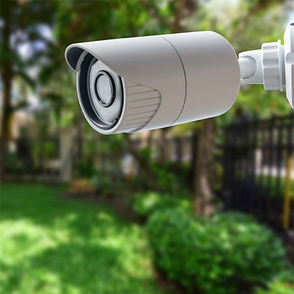 fixed cctv camera monitoring grounds