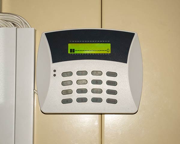 hard wired intruder alarm